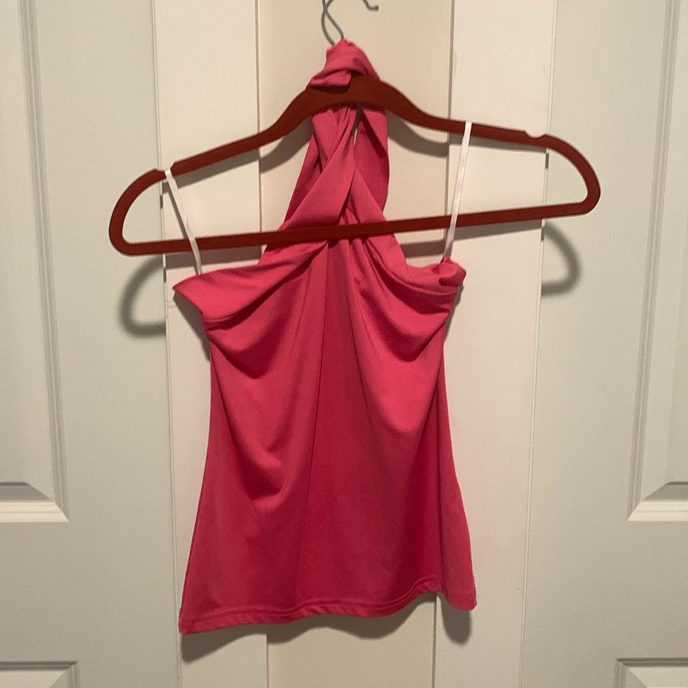 Pink halter!
